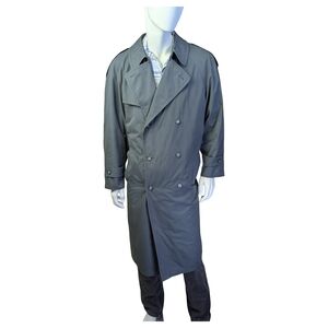 Vintage Bugatti Germany Trench Rain Coat Overcoat Zip Out Lining Men’s XL